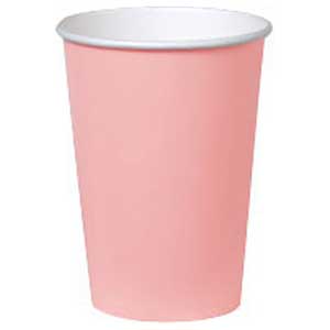 vaso de papel rosa DeFiestaEnCasa