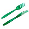 Tenedor verde rígido