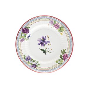 Plato cartón Florencia 21-cm- DeFiestaEnCasa