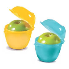 Caja para fruta tupperware naranja, 1 unidad - Imagen 3